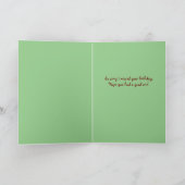 Verlate verjaardagskaart, 5 x 7" Mr. Bickles Bedankkaart (Binnen)