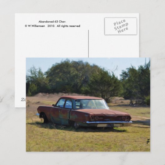 Verlaten 63 Chev. Briefkaart (Voorkant / Achterkant)