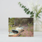 Verlaten Amusement Park Tsjernobyl Briefkaart (Staand voorkant)