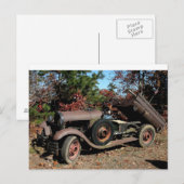 Verlaten Antiek Briefkaart vrachtwagen (Voorkant / Achterkant)