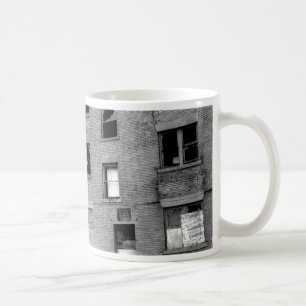 Verlaten appartement te huur koffiemok