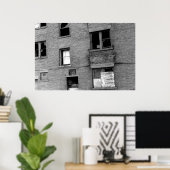 Verlaten appartement te huur poster (Thuiskantoor)
