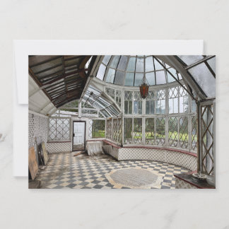 Verlaten Atrium Feestdagenkaart