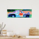 Verlaten auto poster (Keuken)