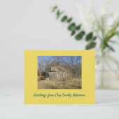 Verlaten Barn in Arkansas Briefkaart (Staand voorkant)