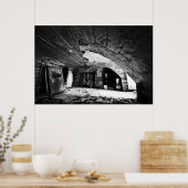 Verlaten Basement Poster (Keuken)