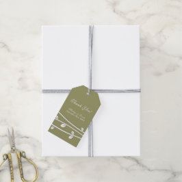 Verlaten bijkantoren bruiloft Dank je Cadeaulabel