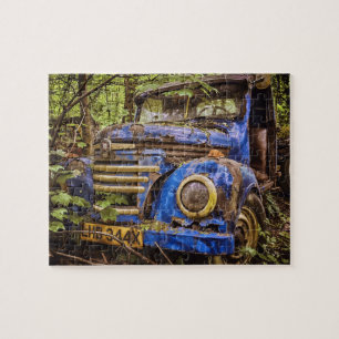 Verlaten Blue Truck Legpuzzel