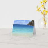 Verlaten Blue Water Beach Kaart (Gele Bloem)