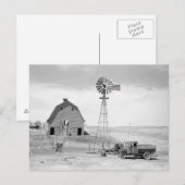 Verlaten Boerderij, 1936 Briefkaart (Voorkant / Achterkant)
