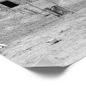 Verlaten Boerderij, 1936.  foto Poster (Hoek)