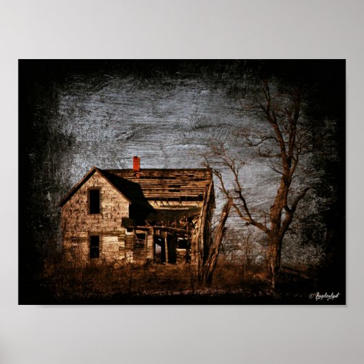 Verlaten Boerderij House Poster (Voorkant)