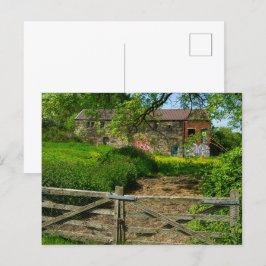 Verlaten boerderij in Bradley, Huddersfield Briefkaart