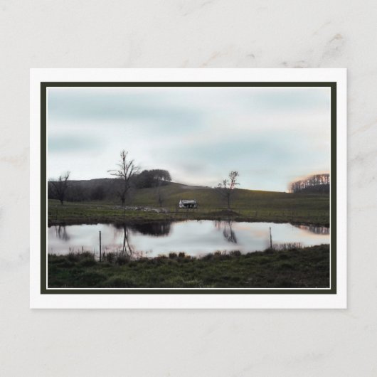 Verlaten Boerderij Scene Briefkaart (Voorkant)