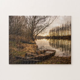 Verlaten boot legpuzzel