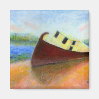 Verlaten boot, magneet