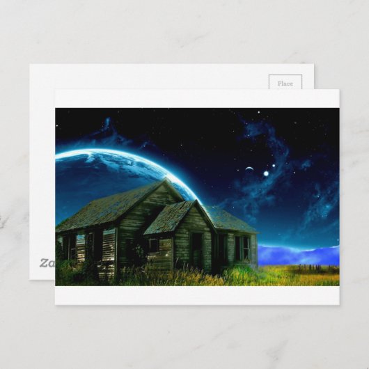 Verlaten Briefkaart (Voorkant / Achterkant)