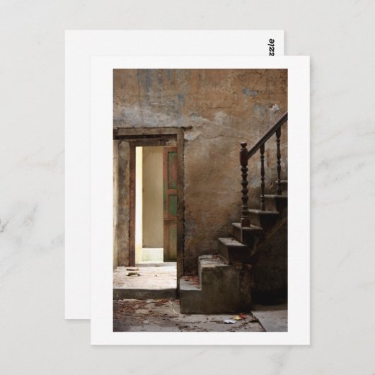 Verlaten Briefkaart (Voorkant / Achterkant)