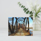 Verlaten Briefkaart RR Bridge (Staand voorkant)