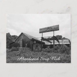 Verlaten Briefkaart Strip Club