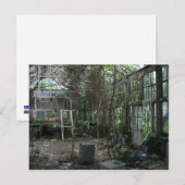 Verlaten broeikasgassen briefkaart (Voorkant / Achterkant)