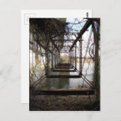 Verlaten brug over Belle Isle Briefkaart (Voorkant / Achterkant)