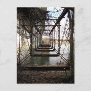 Verlaten brug over Belle Isle Briefkaart