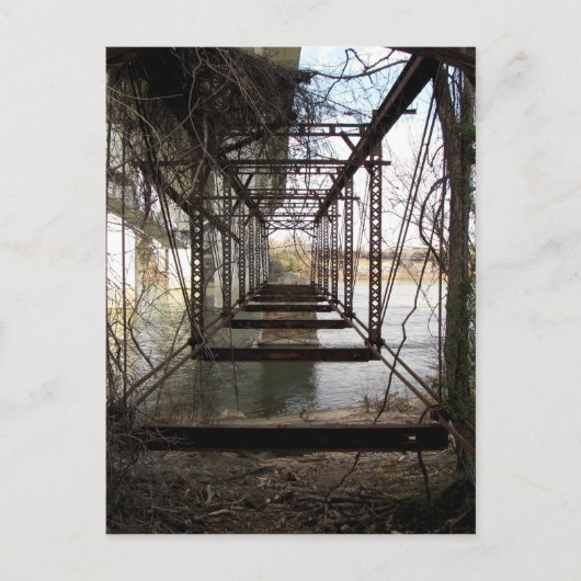 Verlaten brug over Belle Isle Briefkaart (Voorkant)