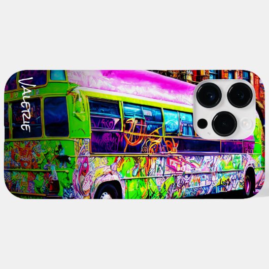 Verlaten Bus Street Art Case-Mate iPhone Case (Achterkant (horizontaal))