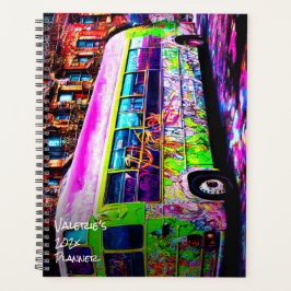 Verlaten Bus Street Art Planner