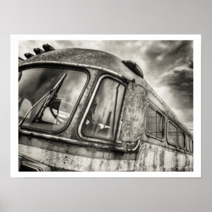 Verlaten busPoster Poster