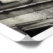 Verlaten busPoster Poster (Hoek)