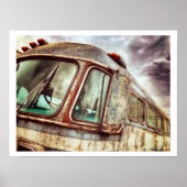 Verlaten busPoster Poster (Voorkant)