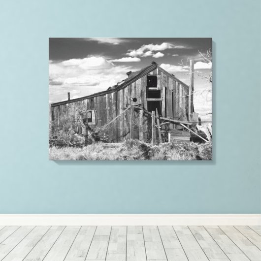 "Verlaten" canvas (Insitu (Houten vloer))