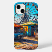 Verlaten Carnaval Leeg reuzenrad en ritten Case-Mate iPhone Case (Achterkant)