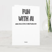 Verlaten Carnaval Leeg reuzenrad en ritten Kaart (Achterkant)