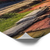 Verlaten carnaval reuzenrad Ai art Poster (Hoek)