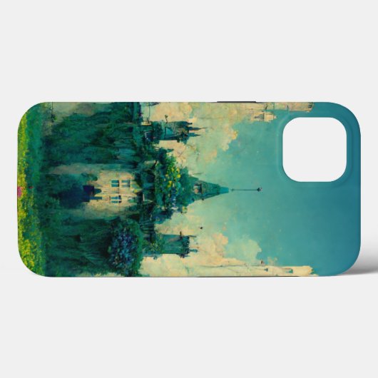 Verlaten Chateau Fantasy Sci-Fi Case-Mate iPhone Case (Achterkant (horizontaal))