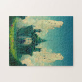 Verlaten Chateau Fantasy Sci-Fi Legpuzzel (Horizontaal)