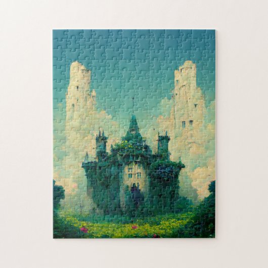 Verlaten Chateau Fantasy Sci-Fi Legpuzzel (Verticaal)
