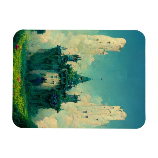 Verlaten Chateau Fantasy Sci-Fi Magneet (Horizontaal)