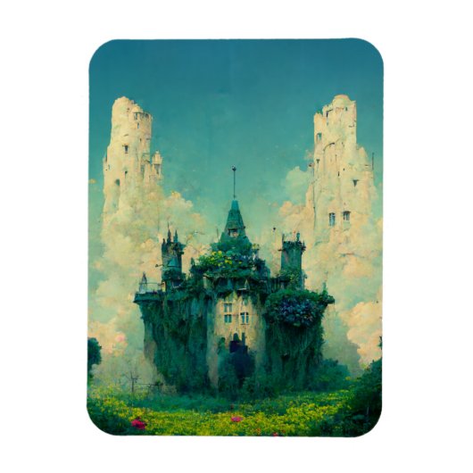 Verlaten Chateau Fantasy Sci-Fi Magneet (Verticaal)