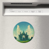 Verlaten Chateau Fantasy Sci-Fi Magneet (Insitu (Vaatwasser))
