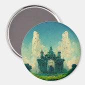 Verlaten Chateau Fantasy Sci-Fi Magneet (Voorkant / Achterkant)