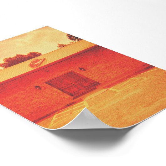 Verlaten cowboybar poster (Hoek)