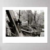 Verlaten deur in het Poster Bossen (Voorkant)