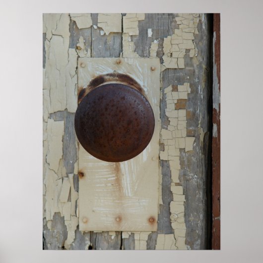 Verlaten deur poster (Voorkant)