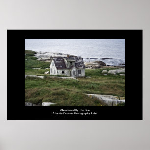 Verlaten door de Zee print