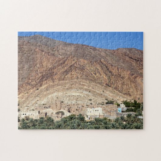 Verlaten dorp Birkat Al Mawz - Oman Legpuzzel (Horizontaal)