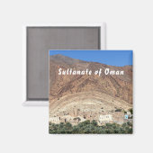 Verlaten dorp Birkat Al Mawz - Oman Magneet (Voorkant / Achterkant)